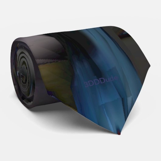Uniek, koel stropdas 002 (Opgerold)