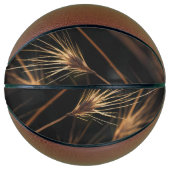 Uniek kort barstend wild gras basketbal (Voorkant)