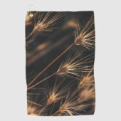 Uniek kort barstend wild gras golfhanddoek (Voorkant)