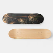 Uniek kort barstend wild gras persoonlijk skateboard (Horizontaal)