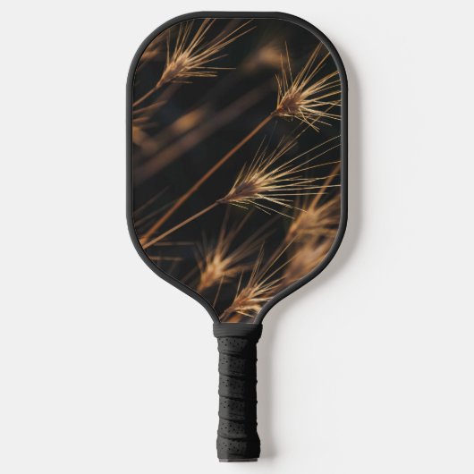 Uniek kort barstend wild gras pickleball paddle (Voorkant)