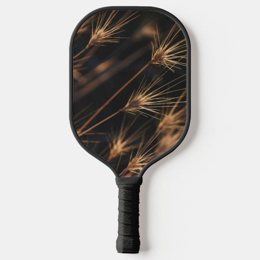 Uniek kort barstend wild gras pickleball paddle (Achterkant)