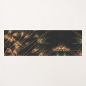 Uniek kort barstend wild gras yogamat (Voorkant (horizontaal))