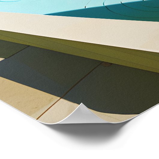 Uniek kunstontwerp poster (Hoek)