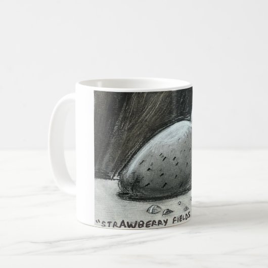 Uniek kunstwerk dat herinneringen oproept koffiemok (Voorkant links)