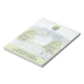 Uniek landthema Corporate Logo Lined Notitieblok (Linkerzijde)