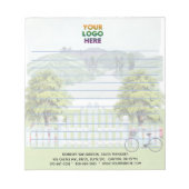 Uniek landthema Corporate Logo Lined Notitieblok (Voorkant)