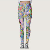 Uniek, leuk en leuk leggings (Voorkant)