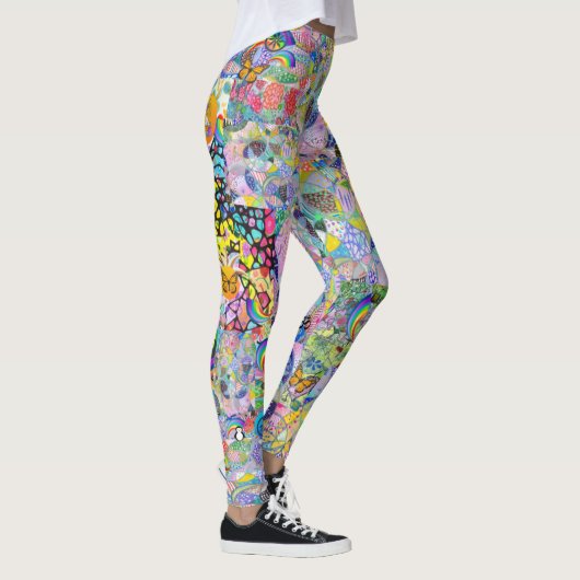 Uniek, leuk en leuk leggings (Rechts)