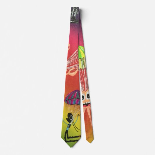 Uniek, leuk, luchtduiken stropdas (Voorkant)
