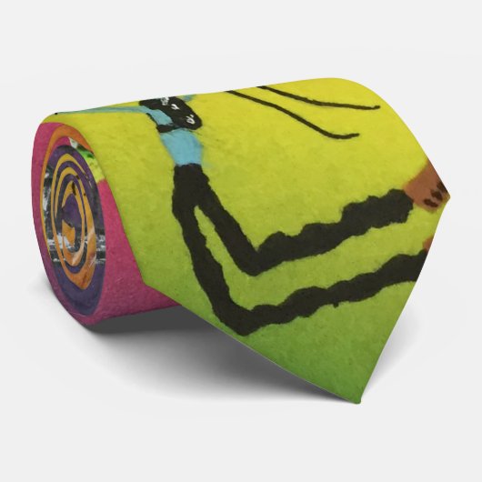 Uniek, leuk, luchtduiken stropdas (Opgerold)
