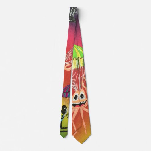 Uniek, leuk, luchtduiken stropdas (Achterkant)