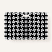 Uniek Logo- of Afbeeldingen patroon | Zwart (bewer Badge (Voorkant)