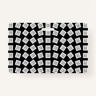 Uniek Logo- of Afbeeldingen patroon   Zwart (bewer Badge