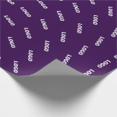 Uniek logo of een geüpload patroon met afbeelding cadeaupapier (Hoek)