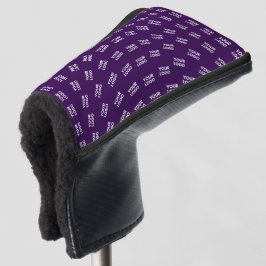 Uniek logo of elk geüpload patroon van afbeeldinge golfheadcover