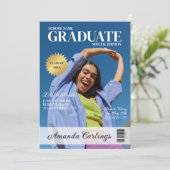 Uniek magazine Afstuderen foto 2024 Afstuderen Kaart (Staand voorkant)