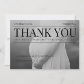 Uniek Magazine Foto Baby shower Bedankkaart (Voorkant)