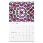 uniek Mandala ontwerp Kalender (Feb 2027)