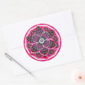 uniek Mandela ontwerp Ronde Sticker (Envelop)