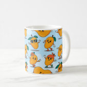 Uniek Mango thema ontwerp Koffiemok (Voorkant rechts)