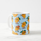Uniek Mango thema ontwerp Koffiemok (Voorkant links)