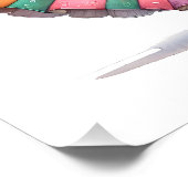 Uniek Masquerade Tekens Thema Perfect Poster (Hoek)