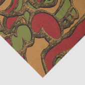 Uniek Mayan Hieroglyphs-ontwerp Tissuepapier (Detail)