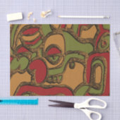 Uniek Mayan Hieroglyphs-ontwerp Tissuepapier (Craft)