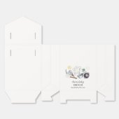 Uniek minimalistisch modern klein chef-kok Baby sh Bedankdoosjes (Ongevouwen)