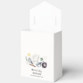 Uniek minimalistisch modern klein chef-kok Baby sh Bedankdoosjes (Open)