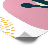 Uniek minimalistisch ontwerp poster (Hoek)