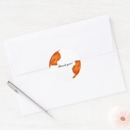 Uniek minimalistisch roos floreel vrouwelijk sinaa ronde sticker
