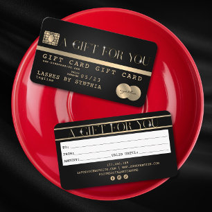 Uniek Modern Credit Kaart Gift Kaart Certificaat