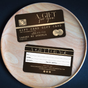 Uniek Modern Credit Kaart Gift Kaart Certificaat