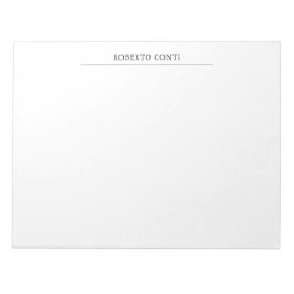 Uniek modern gewoon minimalistisch notitieblok
