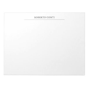 Uniek modern gewoon minimalistisch notitieblok