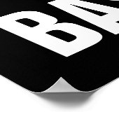 Uniek Modern Ik hou van basketbal Poster (Hoek)