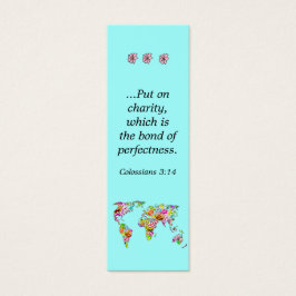 Uniek modern Inspirerend Bijbel Bladwijzer Mini Visitekaartjes