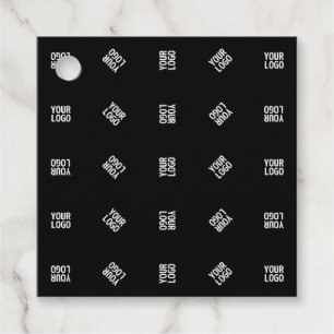 Uniek modern logo patroon sjabloon Zwart Bedankjes Labels