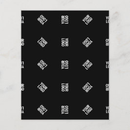 Uniek modern logo-patroon sjabloon | Zwart Flyer