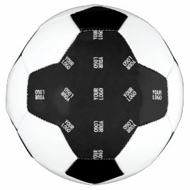 Uniek modern logo patroonsjabloon | Zwart Voetbal