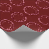 Uniek modern minimalistisch eenvoudig cadeaupapier (Hoek)