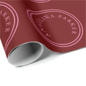 Uniek modern minimalistisch eenvoudig cadeaupapier (Rol Hoek)