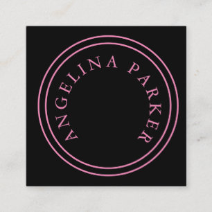 Uniek modern minimalistisch gewoon informatiekaartje