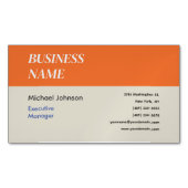 Uniek modern professioneel design visitekaartje magnetisch visitekaartje (Voorkant)