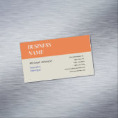 Uniek modern professioneel design visitekaartje magnetisch visitekaartje (Voorbeeld)