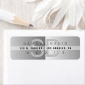 Uniek modern retouradres etiket (Insitu)