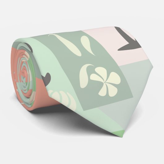 Uniek modern stijlvol Abstract Stropdas (Opgerold)