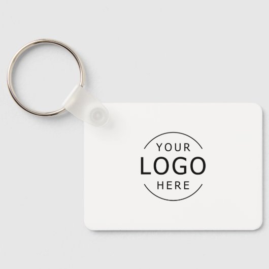 Uniek Modern Visitekaartje met QR Code Sleutelhanger (Achterkant)